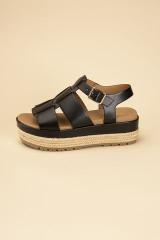 MCLEAN-S ESPADRILLE GLADIATOR SANDALS