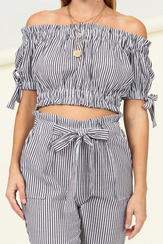 Stripe Two Piece Set