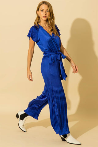 PLEATED JUMPSUIT